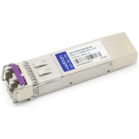 Add-On Addon Brocade Compatible Taa Compliant 8Gbs Fibre Channel Cwdm Sfp+ XBR-SFP8G1490-80-AO